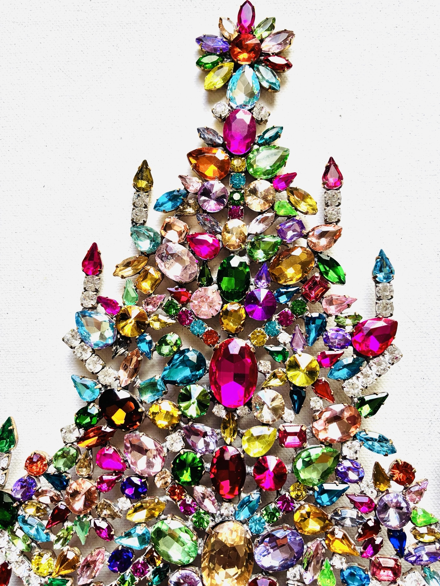 チェコ ラインストーン チェコガラス クリスマスツリー