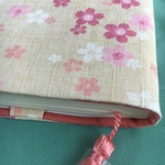 ブックカバー（新書）桜