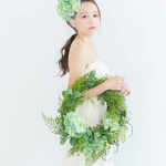 グリーンリースブーケ〜natural taste wedding〜