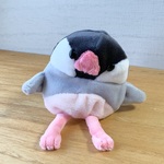 桜文鳥のおすわりぬいぐるみ