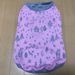 コーギー用 Ｌサイズ メルヘン柄 ピンク色【Mサイズも可能です】