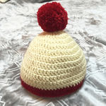 スノーマンのニット帽 ベビーサイズM