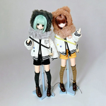 ドール服 オビツ22 6点セット オビツ24 アウター ob24 ob22 ドール用服 冬秋