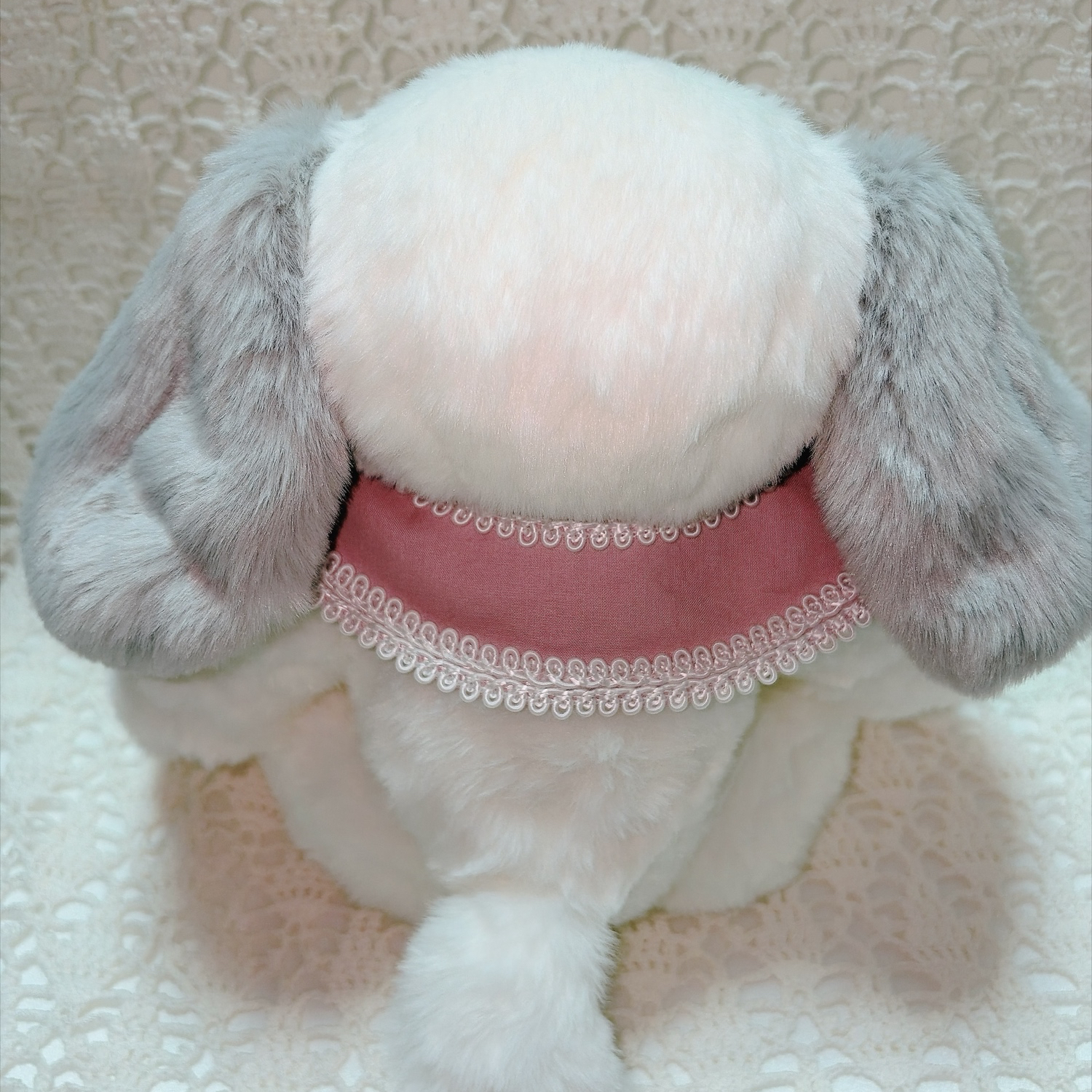 垂れ耳犬のぬいぐるみ（襟付き) - moco | minne byGMOペパボ 国内最大