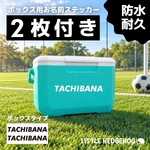 【2枚付】 ビッグ 名前シール｜ネームステッカー｜キャンプ アウトドア 向け｜クーラーボックス 水筒 ステッカー お名前シール ネームシール 名前 なまえ 防水