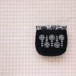 レディーのバネポーチpetit ノアール ＊まあるいお花＊