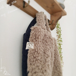 ファー &  デニムキルティング ♡  2wayバッグ    ②モカ