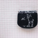 レディーのバネポーチ ノアール ＊しか＊
