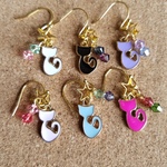 🐱✨カラフルなネコピアス✨🐱