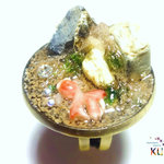 //NEW//夏の笹流れ金魚　KINGYO RING（RED）