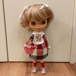 ブライス 暖色系チェックのセットアップ♡