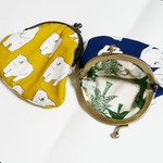 ☆試作品☆しろくま×もみの木ガマ口