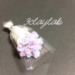 ☆送料無料☆愛を込めて花束を（ピンク、パープル、ホワイト/マーブル）