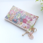 【再販】LIBERTY　Margaret Annie　マーガレットアニー　つや有りビニコのちょっと大きめmini×4ポーチ　11×6.5cm