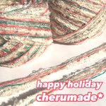 #216 Happy Holiday クリスマス 引き揃え糸 バラ売り