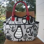 ☆トートバッグ・ボタニカルプリント柄☆