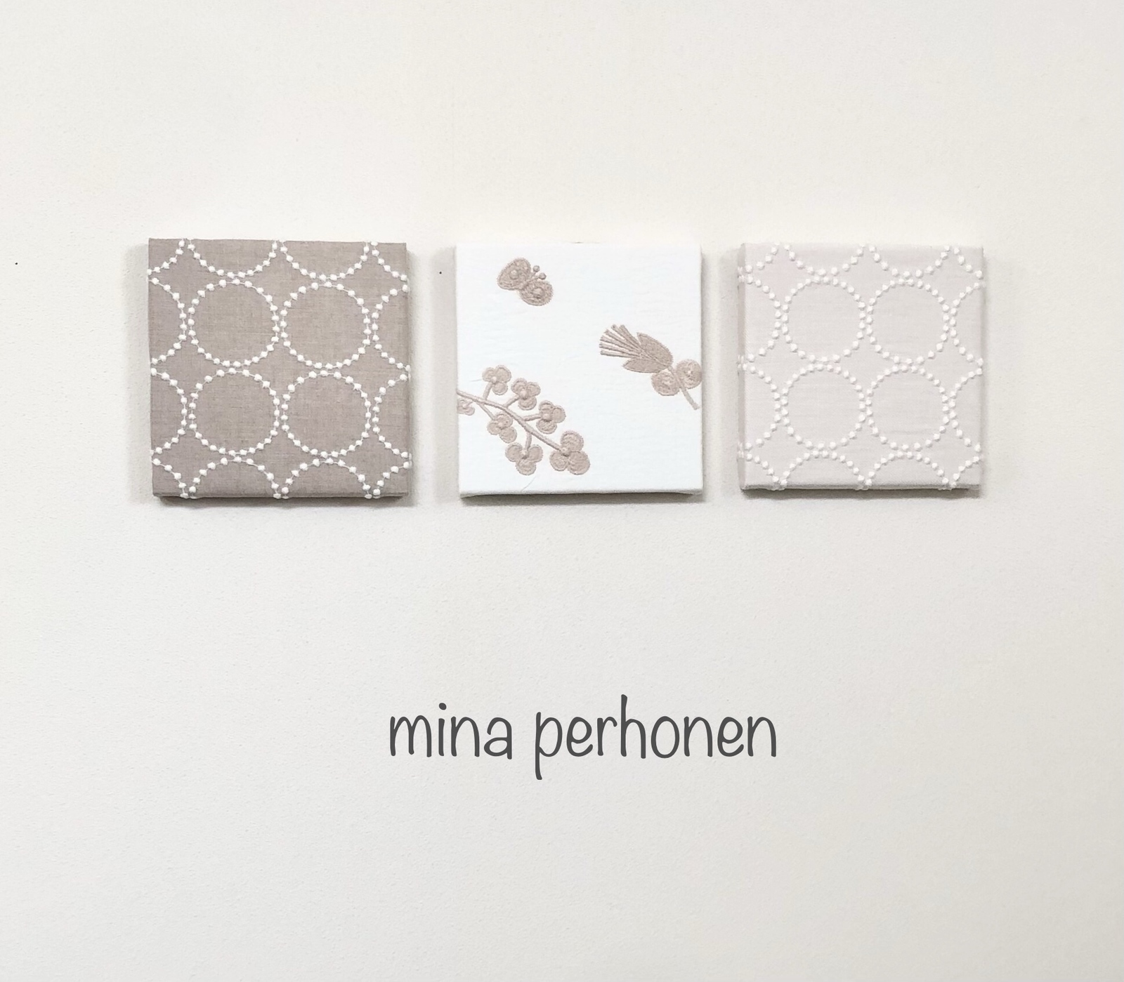 mina perhonen ミナペルホネン ファブリックパネル 3点セット