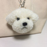 動物ポンポンバッグチャーム  マルチーズ