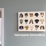 ricchanish様オーダー品　ファブリックパネル　Dog breed 15