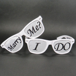 [アウトレット] MARRY ME & I Do ペアウェディングサングラス  モノトーン 白黒 フォトプロップス