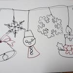 クリスマス**  ガーランド