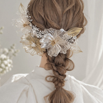 《人気＊再販多数》anemone(mixカラー)【受注制作】ヘアアクセサリー結婚式/成人式/卒業式髪飾り