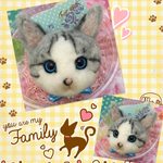 mahoasken様専用 猫にゃんこ羊毛フェルトストラップ