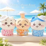 ぬい服 10cm 着せ替え ちいかわ アロハ シャツ ミニ麦わら帽子 2点セット 海 夏 数量限定 