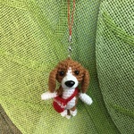 ビーグル犬 ポシェット付きストラップ《受注生産》