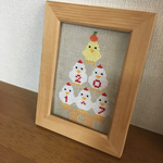 年賀状図案2017クロスステッチ