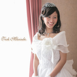 人気 ウェディングショール【フェミニン】オフショルダー コサージュ 結婚式 披露宴