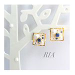 ♢Snow&Blueピアス♢❤300