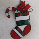 ◆クリスマスブーツ　◆ステンドグラス