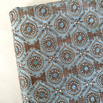 110cm×50cm  インド刺繍生地　ブルー