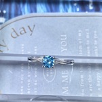 「ダイヤモンドを凌ぐ輝き」高品質モアッサナイト１ct✨リング　つけっぱなしOK！