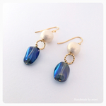 朝焼けの海 cottonperl pierce