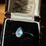 再再販　レアパーツ　深海の商人　ヴィンテージアクリル　巻貝のピアス　イヤリング