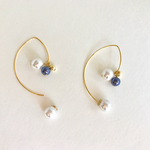 殿堂入り！パールの華2WAYワイヤーピアス