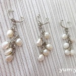 つぶつぶ淡水パールのイヤーカフ
