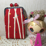 【完成品】大人可愛いがま口タバコケース