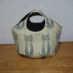 美猫さん☆まんまるギャザーバッグ