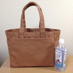 新「ボックストート」中サイズ「モカベージュ」帆布トートバッグ 倉敷帆布8号