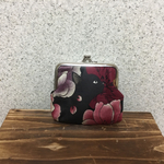  POPO♡ハンドメイド♡がま口小銭入れ☆黒猫