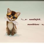 羊毛フェルト　猫　ソマリ（小）　子猫　ネコ