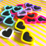 【10ピース】カラフルサングラスのプラパーツ