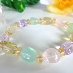 ★幸運のキャンディ★カラフルタンブル☆ミックスストーン５種♪　☆１７ｃｍ☆
