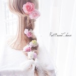 髪飾り～ふんわりパステルカラーのラプンツェルヘッドドレス～　 