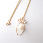 🎀*ribbon×Pearl*ネックレス　#冬