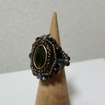 ドイツ製パーツ・カーキ・Ring・1点物