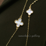 ロングネックレスフラワー